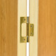 Johnson Hardware 1823PPK2 Universal Folding Door Panel Hinge Set, Non-Mortise, 2/Pk