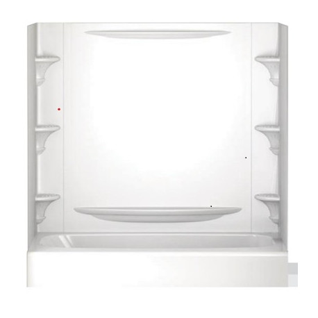 Delta Faucet Co 39744-HD Vesuvia Easy-Up Adhesive Tub Wall, White, 32 x 60 x 58 In.
