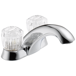 Delta Faucet Co 2522-LF Two Handle Centerset Bathroom Faucet Chrome