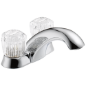 Delta Faucet Co 2522-LF Two Handle Centerset Bathroom Faucet Chrome