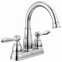 Delta Faucet Co 25896L Windemere Two Handle Centerset Bathroom Faucet In