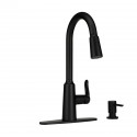 Moen Inc 87028 Series, Edwyn, One-Handle High Arc Pulldown Kitchen Faucet w/ Soap Dispenser
