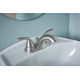 Moen Inc 84603SRN Adler, Two-Handle Bathroom Faucet, Spot Resist Brushed Nickel
