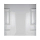 Delta Faucet Co 39984 Proclaim Bathtub Wall Surround Set, High-Gloss White, 5-Pc.