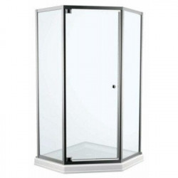 Delta Faucet Co B99912-3838-PC Neo Angle Hinged Shower Door, Framed, Chrome, 26 x 67.5-In.