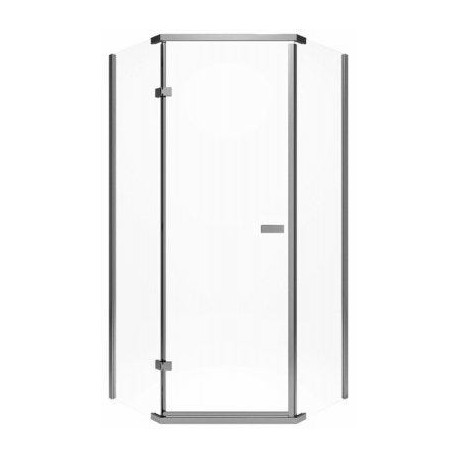 Delta Faucet Co 422061 Neo Angle Shower Enclosure, Semi-Frameless, Clear, 35-7/8 x 35-7/8 x 71-7/8-In.