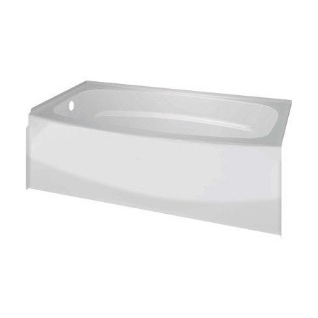 Delta Faucet Co 40114 Classic 400 Curved Bathtub, Bright White, 60 x 30-In.