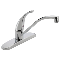 Delta Faucet Co P188200LF Kitchen Faucet, Single-Lever, Chrome
