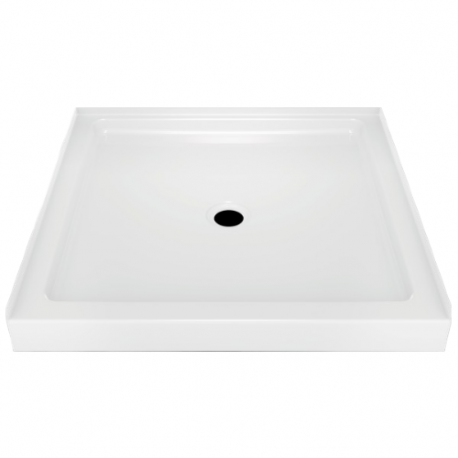 Delta Faucet Co 40054 Classic 400 Shower Base, High-Gloss White, 36 x 36-In.