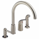Delta Faucet Co P188900LF-SSSD Kitchen Faucet, Single Lever With Side Spray, Stainless