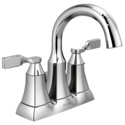 Delta Faucet Co 25766LF Sawyer Lavatory Faucet, High Arc, 2-Handle, Chrome
