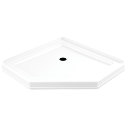 Delta Faucet Co B79912-3838-WH Neo Angle Shower Base, Single Threshold, Bright White, 38.25 x 38.25-In.