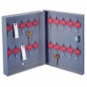 Lund 10 Mini Wall Key Cabinet, Key Capacity 10-20
