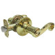 Taiwan Fu Hsing Industrial Co L6700B KA2 Reversible Scroll Entry Lever Lockset, Polished Brass