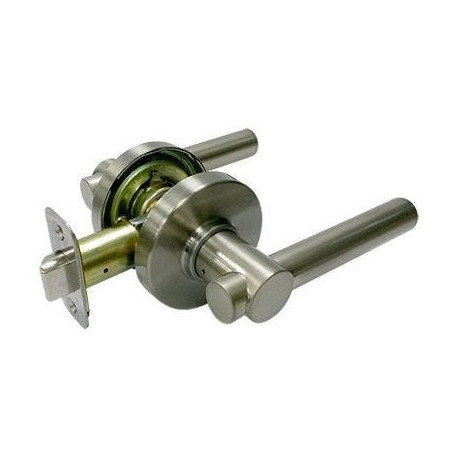 Taiwan Fu Hsing Industrial Co LP2X203C Passage Lever Lockset, Reversible Basel, Contemporary Style, Satin Nickel