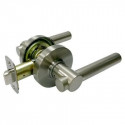 Taiwan Fu Hsing Industrial Co LP2X203C Passage Lever Lockset, Reversible Basel, Contemporary Style, Satin Nickel