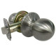 Taiwan Fu Hsing Industrial Co T3630B Ball Knob Style Passage Lockset, Stainless Steel
