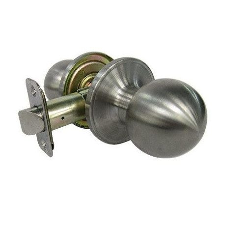 Taiwan Fu Hsing Industrial Co T3630B Ball Knob Style Passage Lockset, Stainless Steel