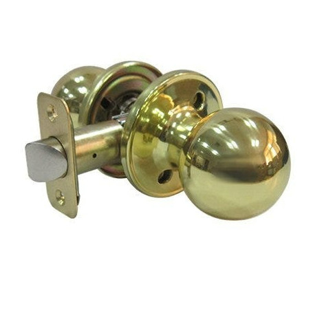 Taiwan Fu Hsing Industrial Co T3730B Ball Passage Knob Set, Polished Brass
