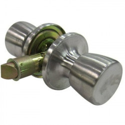 Taiwan Fu Hsing Industrial Co TS630B-MH Tulip-Style Knob Passage Mobile Home Lockset, Stainless Steel