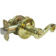 Taiwan Fu Hsing Industrial Co L6701BZ Reversible-Scroll Privacy Lockset, Polished Brass