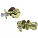 Taiwan Fu Hsing Industrial Co BS7L1B KA3 Combination Lockset, Polished Brass