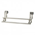 Spectrum Diversified Designs 67171 Double Towel Bar, Over The Cabinet/Drawer, Brushed Nickel, 11-In.