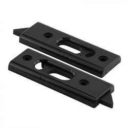 Prime Line F 2725 Tilt Latch, Spring-Loaded, Black, 2-Pk.