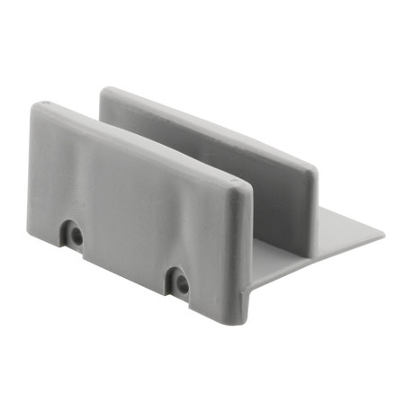 Prime Line M 6192 Tub Enclosure Bottom Guide, Gray Plastic