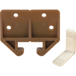 Prime Line R 7084 Drawer Track Guide Kit, Brown, 2-Pk.