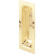 Prime Line N 6826 Closet Door Pull Handle, Brass Plated, Oblong, 2-Pk.