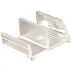 Prime Line M 6111 Clear Acrylic Shower Door Bottom Guide, Fits Sterling Tubs