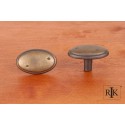 RKI CK CK 712DN 712 Distressed Oval Knob with Ring Edge