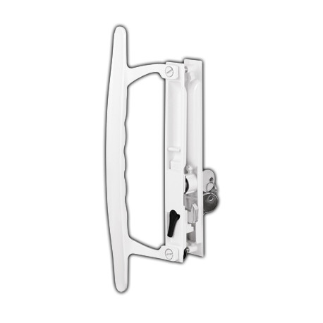 Prime Line C 1197 Sliding Glass Door Handle Set, Diecast, Hook Style, Flush Mount, 6-5/8 In.