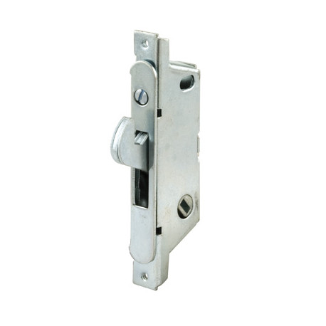 Prime Line E 2121 Patio Door Mortise Lock, Stainless Steel, Round Faceplate