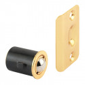 Prime Line N 7331 Drive-In Ball Catch with Strike, Brass Plated, 3/4 x 1-3/16 In.