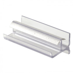 Prime Line M 6144 Tub Enclosure Bottom Guide, Clear, Snap-In