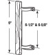 Prime Line C 1190 Patio door handle, Wood, Black bracket, Adjustable Hole Centers