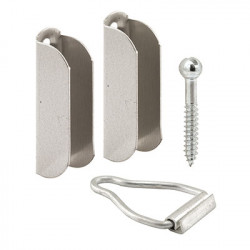 Prime Line PL 8101 Screen Hangers & Latch, Mill-Finish, 3/8 In.