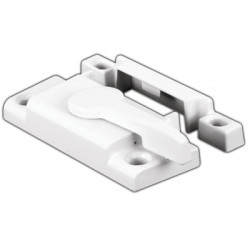 Prime Line F 2554 Window Sash Lock with Cam Action and Alignment Lugs, White Diecast