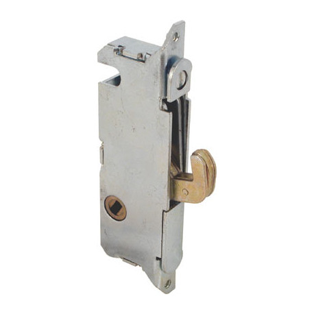 Prime Line E 2014 Mortise Lock, Steel, 45 Degree Keyway, Round Faceplate, 3-11/16 In.