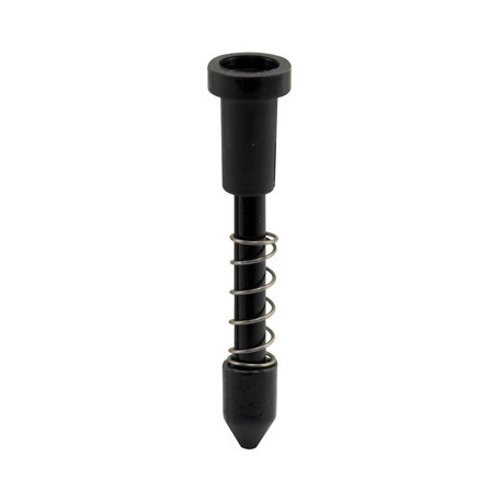 Prime Line PL 14666 Window Screen Plunger Latches, 3/4 x 3/8 or 7/16 In., Black, 25-Pk.