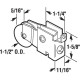 Prime Line D 1511 Nylon Ball Bearing Roller, F-Tab Style, Adjustable, Single 1-1/2 In.