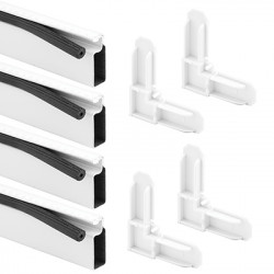 Prime Line PL 781 White Make-To-Fit Screen Kit for Square Screen