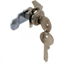 Prime Line S 4129C Mailbox Replacement Lock For American Device With 2 Keys, Nickel Finish