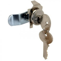 Prime Line S 4125C Mailbox Replacement Lock For Bommer With 2 Keys, Nickel Finish