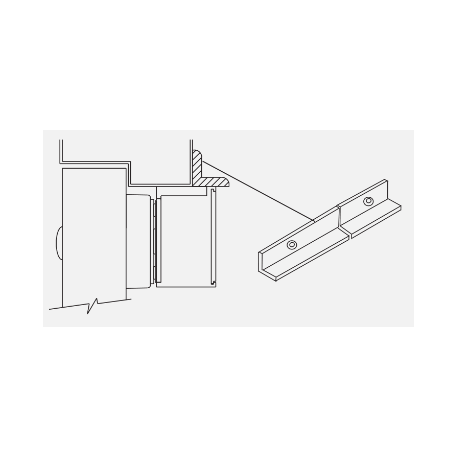 Schlage 420A Angle Bracket For M420/422 Traffic Control Series Electromagnetic Lock