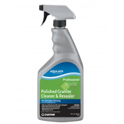 Custom Building Products AMGCRQT Polished Granite Cleaner & Resealer, Ready-to-Use, 1 Qt.