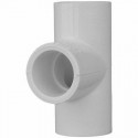 Charlotte Pipe & Foundry Company PVC 02400 1600HA Schedule 40 PVC Pressure Pipe Fitting,Tee, White, 2 in