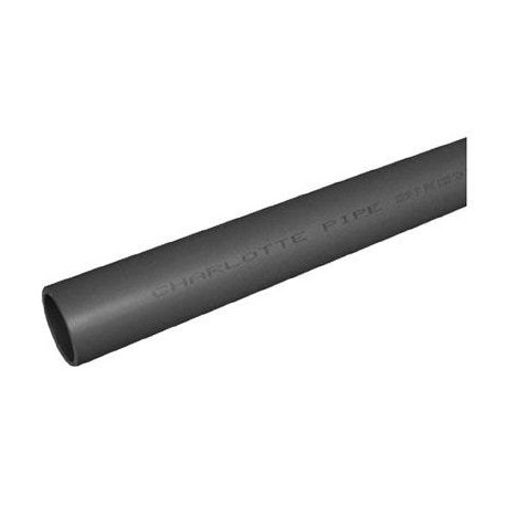 Charlotte Pipe & Foundry Company PVC100150600 Schedule 80 PVC Pipe, Plain End, 1.5 in x 20 ft